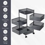 6 Layer Square Shape Kitchen Rack - Image 10