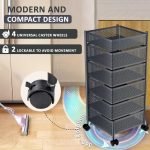 6 Layer Square Shape Kitchen Rack - Image 9