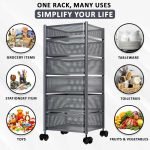 6 Layer Square Shape Kitchen Rack - Image 7