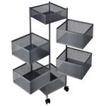 6 Layer Square Shape Kitchen Rack - Image 6