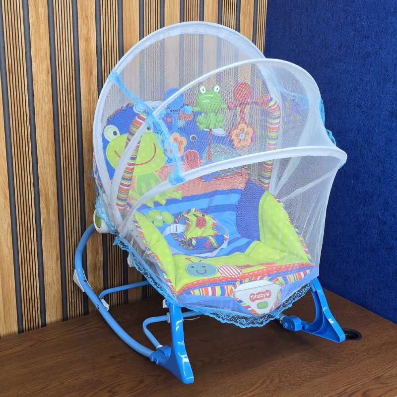 Ti-Baby-Toddler-Rocking-Chair-with-Mosquito-Net Ti Baby Toddler Rocking & Dining Chair with Mosquito Net - Image 1