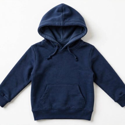 Kids' Pullover Hoodie — Navy