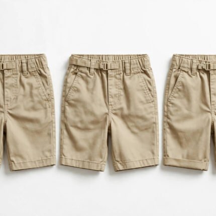 Kids' Chino Shorts — Khaki