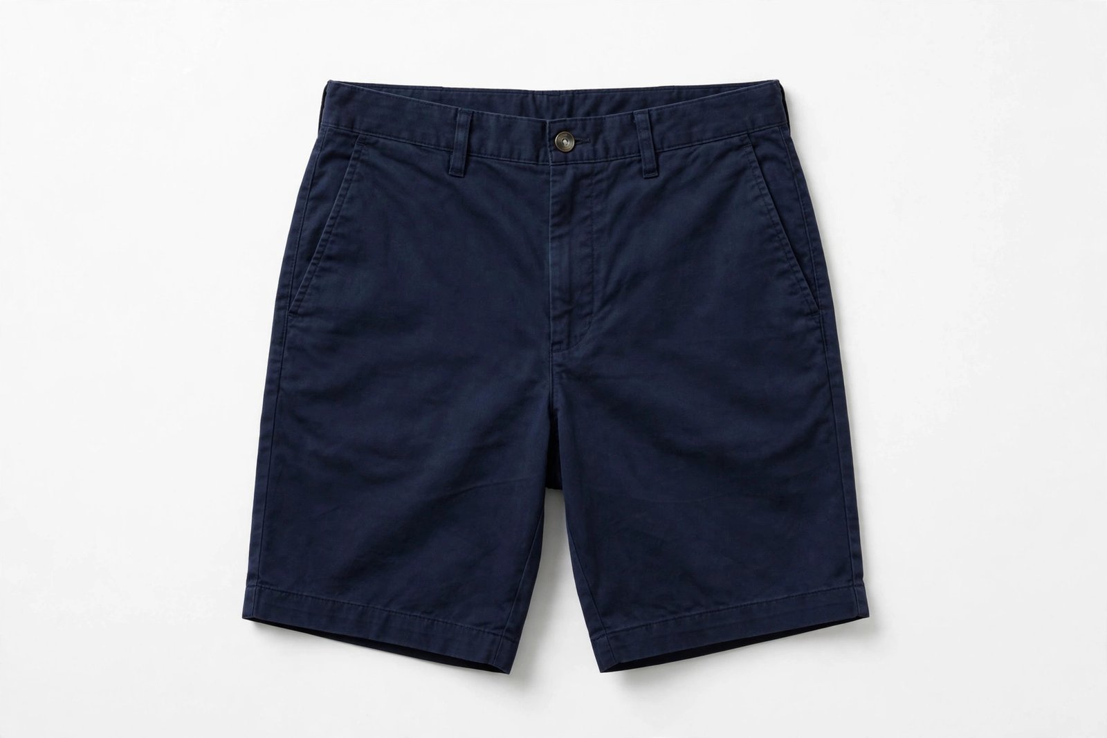 AO-2006-womens-navy-shorts.jpg Women's Chino Shorts — Navy - Image 1