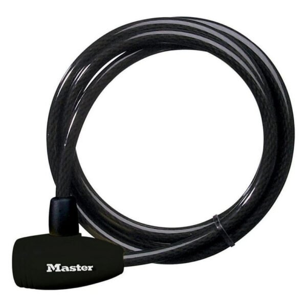 Master Lock Fahrradschloss 8154EURD, 1.80m, 10mm, Diebstahlalarm
