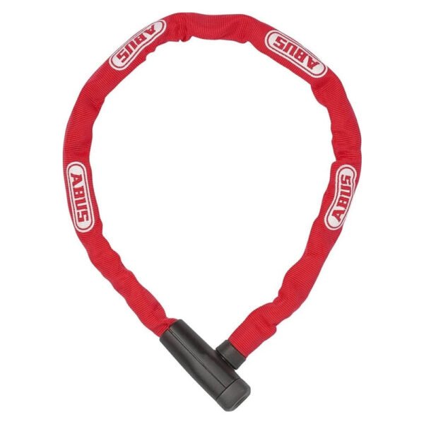 ABUS Kettenschloss 5805K/75, 5mm Vierkantkette, 75cm, rot
