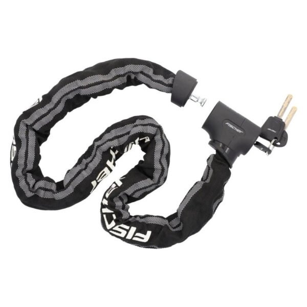 FISCHER Fahrrad Kettenschloss PROTEC PLUS+ CK100, 100 cm, 8,3 mm