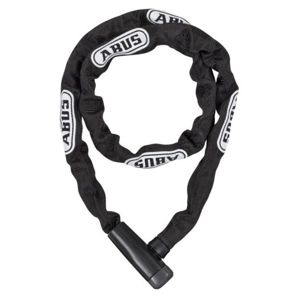 ABUS Kettenschloss 5805K/110, 5mm Vierkantkette, 110cm, schwarz