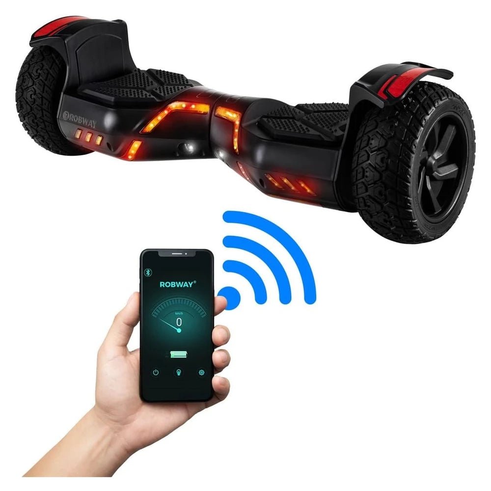 img-1779659924939-693130.jpg ROBWAY X2 Offroad-Hoverboard, 8.5 Zoll, Schwarz Matt, Bluetooth – Bild 1
