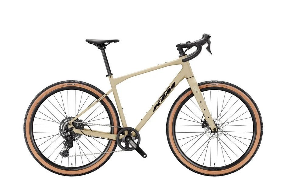 img-1783527591507-419337.jpg KTM Gravelator 30 Gravelbike Beige Matt, Shimano CUES 1x9 – Bild 1