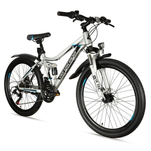Bergsteiger Kinderfahrrad Broome 24 Zoll, 21 Gang, Shimano Schaltung, Scheibenbremsen