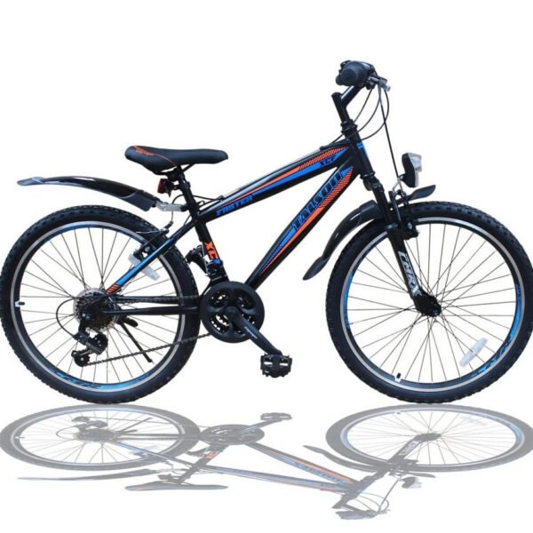 Talson Mountainbike 24 Zoll, 21 Gang Shimano, StVZO Beleuchtung, Gabelfederung