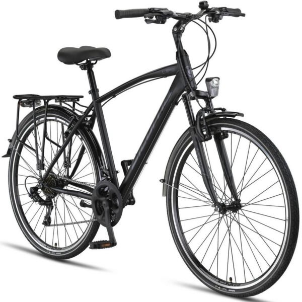 Licorne Bike Trekkingrad Life M-V-ATB, 28 Zoll, 21 Gang, Gabelfederung