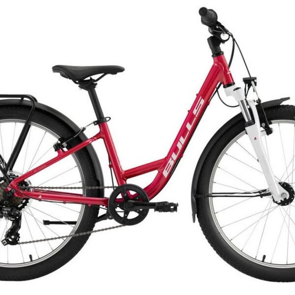 Bulls Kinderfahrrad Tokee Street 24'', 7 Gang, Mädchen, rot, 2026