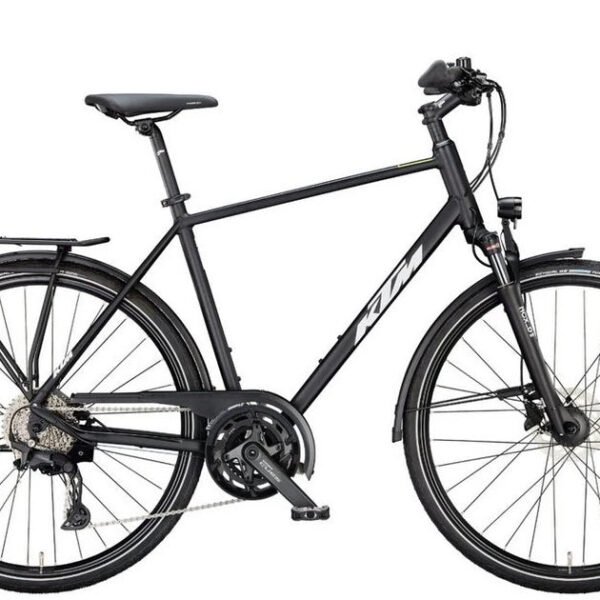 KTM Veneto Light Disc Herren Trekkingrad, 20-Gang Shimano, schwarz 2025