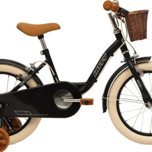 Huffy Kinderfahrrad Vintage 16-Zoll Ein-Gang, Retro-Design, Stützräder