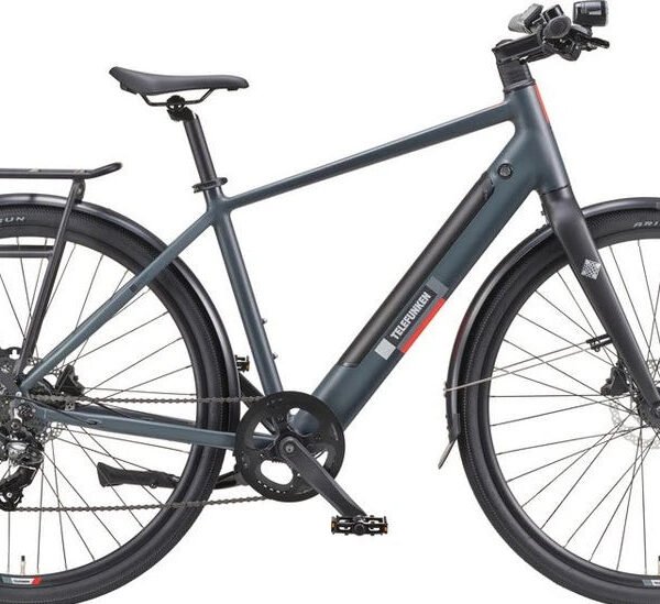Telefunken E-Bike Cityrad UH210 Herren, 7 Gang Shimano, 417,6 Wh, 28 Zoll