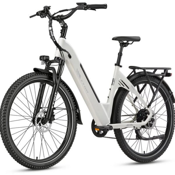 TTGO E-Bike Cityrad 28 Zoll, 110km Reichweite, 7-Gang Shimano, 648 Wh Akku
