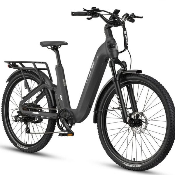 TTGO E-Bike Cityrad 28 Zoll, 48V 720Wh, 7 Gang Shimano, Vollfederung
