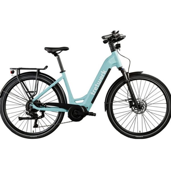 Tretwerk E-Bike Cityrad Amber, 9 Gang Shimano, Mittelmotor, 733 Wh, 28 Zoll