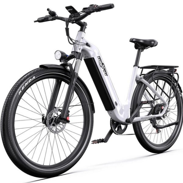 Onesport E-Bike Cityrad 28 Zoll, 18.2AH, 36V, 655WH, 7 Gang Shimano, Heckmotor