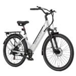 Vankel E-Bike Cityrad 26 Zoll, 522WH, Tiefeinsteiger, 7-Gang Shimano, Heckmotor – Bild 2